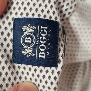 BOGGI Milano Italy Mens Button Down Shirt The Brand Boutiques Are All Over Italy